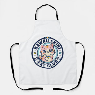 Kawaii Chibi Cat Cat Mum Gift Idea - Kawaii Chibi  Apron