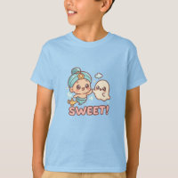 Kawaii Chibi Genie & Ghost High-Five