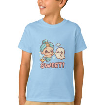 Kawaii Chibi Genie & Ghost High-Five