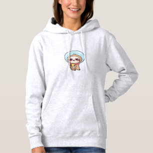 Kawaii Chibi Sloth Astronaut � Cute Space Sloth Ca Hoodie