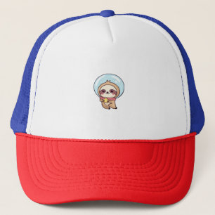 Kawaii Chibi Sloth Astronaut � Cute Space Sloth Ca Trucker Hat