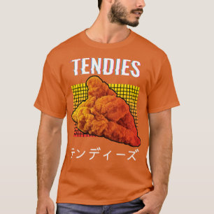 Kawaii Chicken Tenders Tendies Japanese Kanji T-Shirt