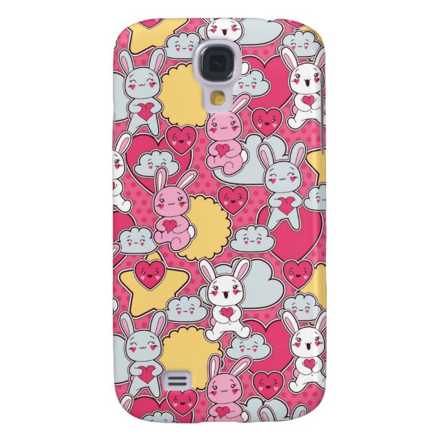 Kawaii Child Pattern with Cute Doodles Case-Mate Samsung Galaxy Case (Back)