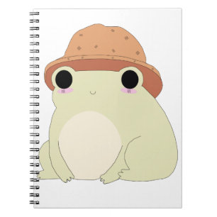 Kawaii Chilling Frog Gift Notebook