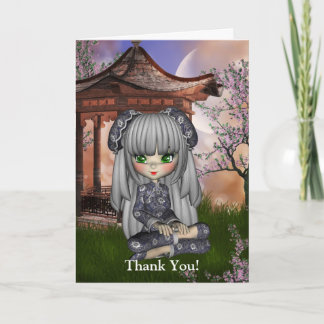 Kawaii China Doll Card