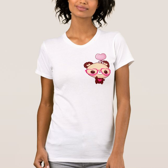 Kawaii chocolate bear T-Shirt (Front)