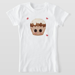 Kawaii Chocolate Cupcake Kids T-Shirt