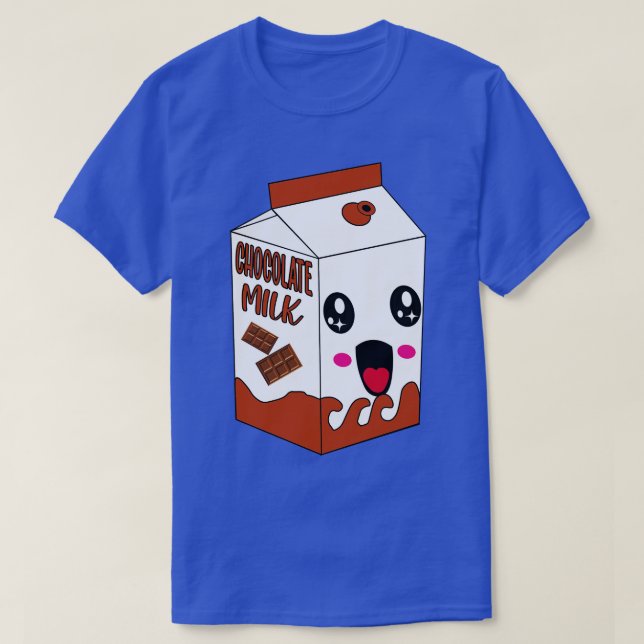 kawaii chocolate milk T-Shirt (Design Front)