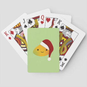 Kawaii Christmas Mango Playing Cards