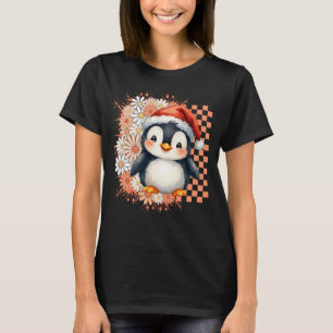 Kawaii Christmas Penguin - Cute Holiday Aesthetic T-Shirt