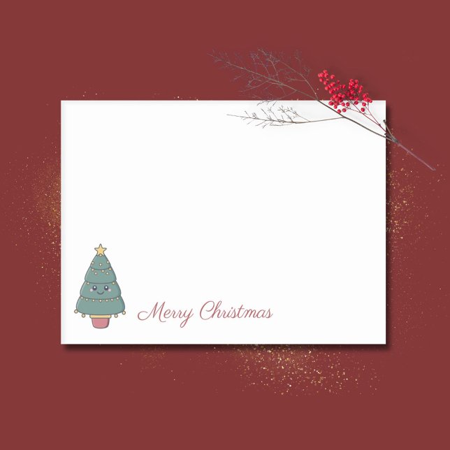 Kawaii Christmas Tree Post-it Notes (Kawaii Christmas Tree Post-it Notes)