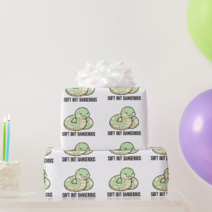 Kawaii Chubby Snake Wrapping Paper