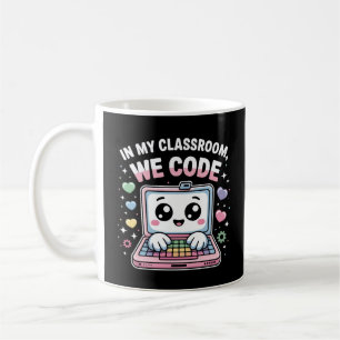 Kawaii Coding Laptop – Cute Computer Science  Coffee Mug