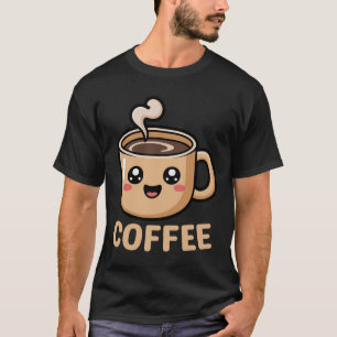 Kawaii Coffee Creamer Cup Cute Halloween Costume R T-Shirt