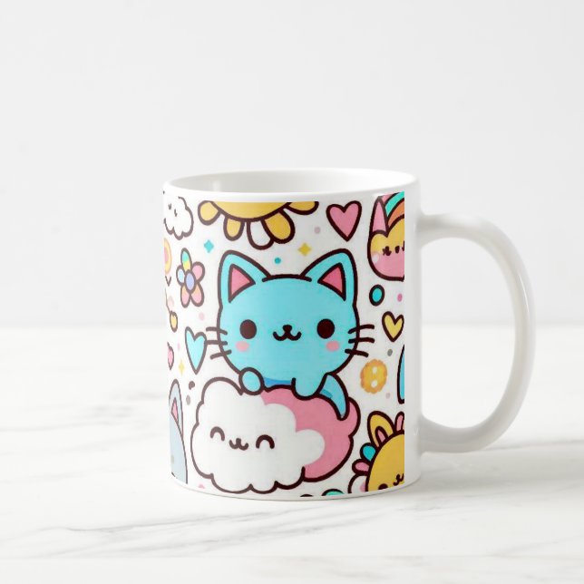 Kawaii Coffee Mug (Right)