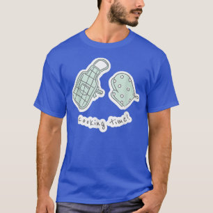 Kawaii Cooking Time Funny Food Pun Lover Chef Cook T-Shirt