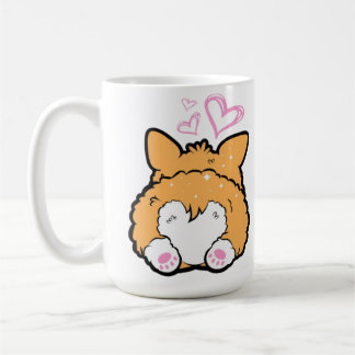 Kawaii Corgi Butt Coffee Mug