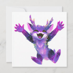 Kawaii Cosmic Chibi Invitation