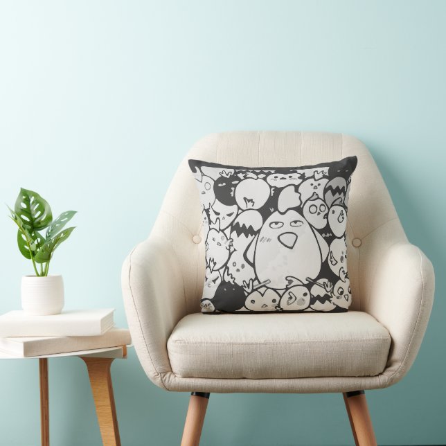 Kawaii Cosy Home Decor Cushion (Chair)