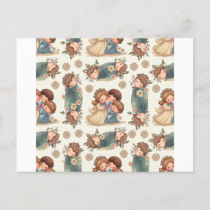 Kawaii Couple Postcard