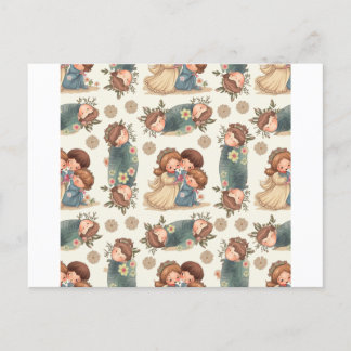 Kawaii Couple Postcard