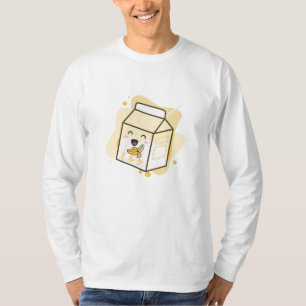 Kawaii Cow Retro Japanese Bananas Milk T-Shirt