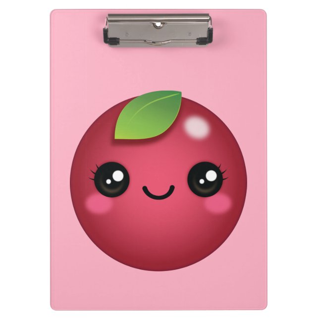 Kawaii Cranberry Clipboard (Front)