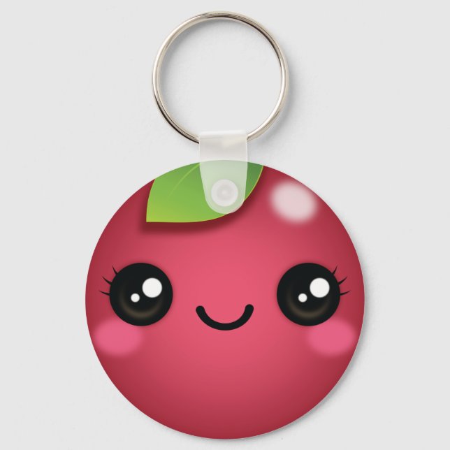 Kawaii Cranberry Keychain (Front)