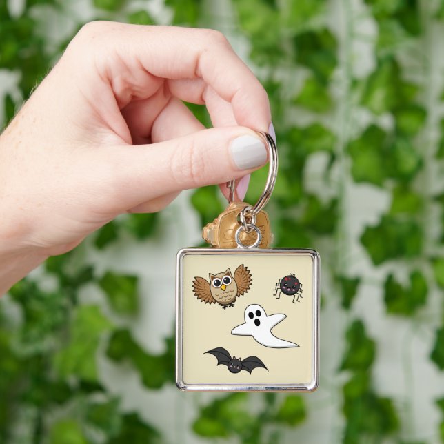 Kawaii Creepy Night Creatures Set Key Ring (Hand)