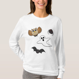 Kawaii Creepy Night Creatures Set T-Shirt