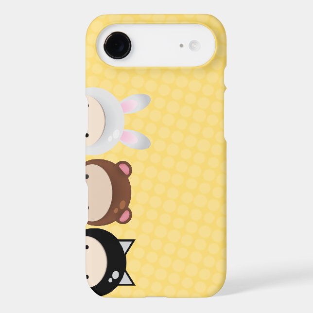Kawaii Critter Babies iPhone Case (Back)
