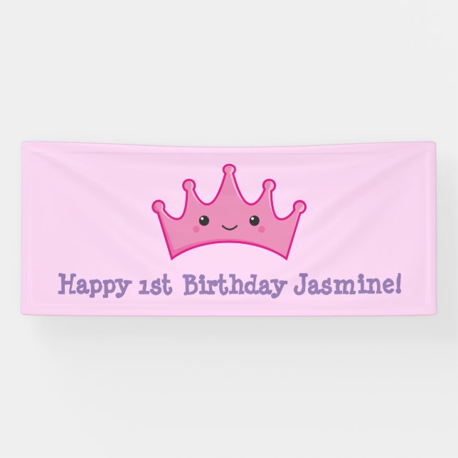 Kawaii Crown Banner (Horizontal)