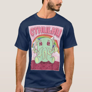 Kawaii Cthulhu Necronomicon Cute Cthulhu Monster  T-Shirt