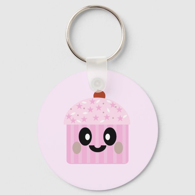 KAWAII CUPCAKE CUTE KEYCHAIN (Front)