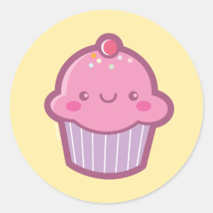 Kawaii Cupcake Stickers