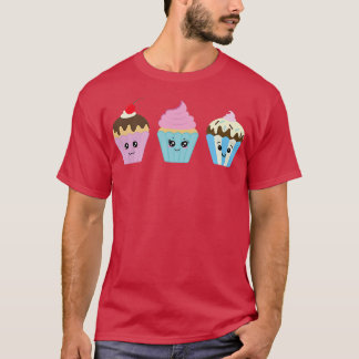 Kawaii Cupcakes Baker Baking Muffin  T-Shirt