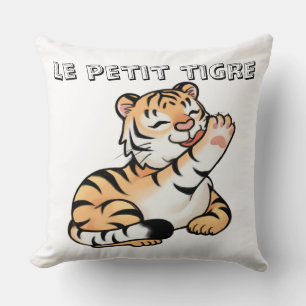 Kawaii Cushion Cover with Adorable Tiger