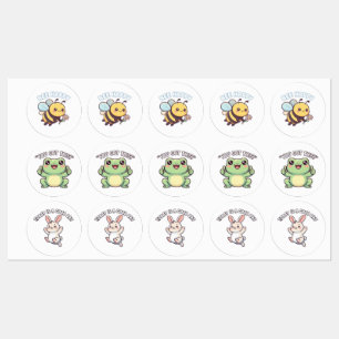 Kawaii Cute Animals Motivational Sticker Collectio
