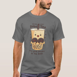 Kawaii Cute Anime Otaku Japanese Bubble Boba Tea F T-Shirt