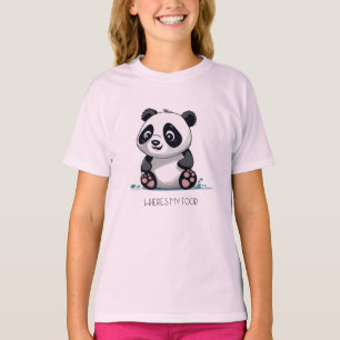 Kawaii Cute Baby Panda Design T-Shirt