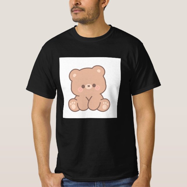 Kawaii Cute Bear t Shirt  (Front)