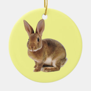 Kawaii Cute Bunny Rabbit Ceramic Tree Decoration