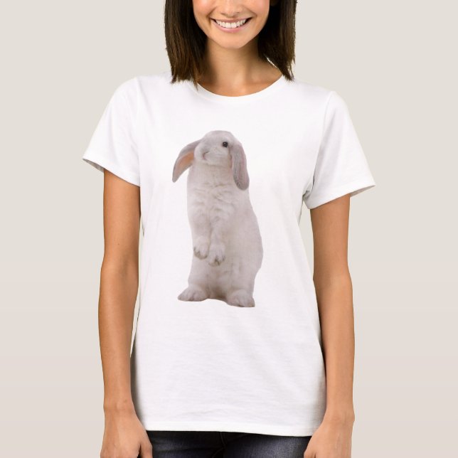 Kawaii Cute Bunny Rabbit T-Shirt (Front)
