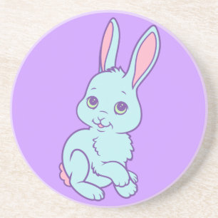 Kawaii Cute Cartoon Bunny Rabbit Coaster