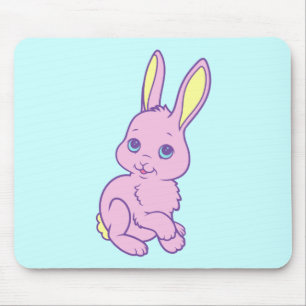 Kawaii Cute Cartoon Bunny Rabbit Mouse Mat