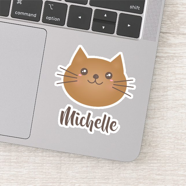 Kawaii Cute Cartoon Kitty Cat Name (Detail)