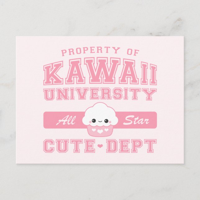 Kawaii Cute Dept Postcard (Front)