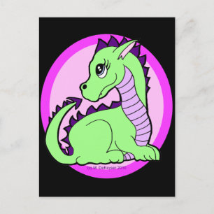 Kawaii Cute Dragon Postcard