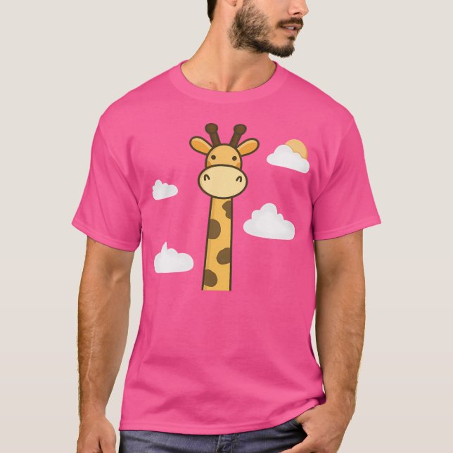 Kawaii Cute Giraffe T-Shirt (Front)