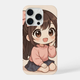 Kawaii Cute Girl iPhone Case